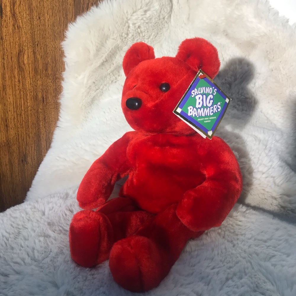 Toy Red bear salvinos JD Drew #8
